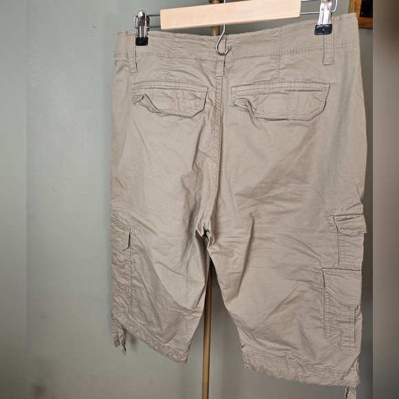 Men George Cargo shorts sz 30 khaki - Picture 3 of 4